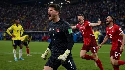 Kobel y los penaltis deciden: Suiza elimina a Colombia y enfrentará a Argentina en cuartos