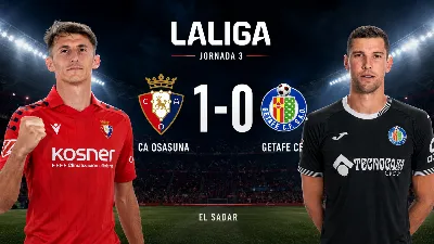 Budimir consolida a Osasuna en la parte alta tras doblegar al Getafe en El Sadar
