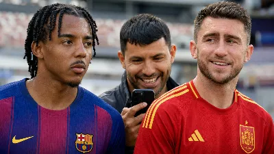 Koundé afirma su compromiso con el Barça mientras Agüero vacila a Laporte antes de la final del Mundial