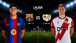 El FC Barcelona busca el liderato de LaLiga frente al Rayo Vallecano