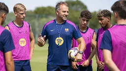 La cantera busca convencer a Flick en el ‘stage’ del Barça