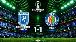 Gudelj rescata al Getafe con un golazo en Rumanía y evita un estreno amargo en la Conference League (1-1)