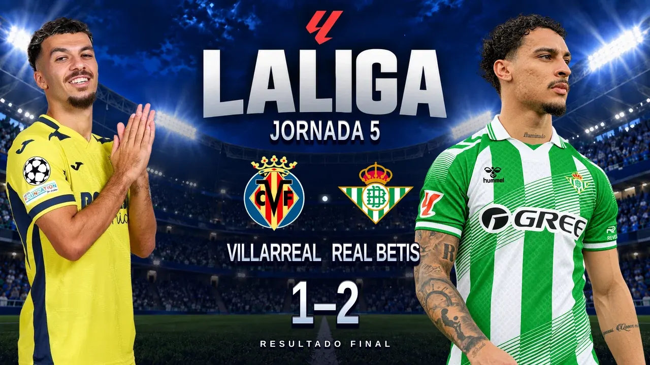 El Betis asalta La Cerámica y agrava la crisis del Villarreal