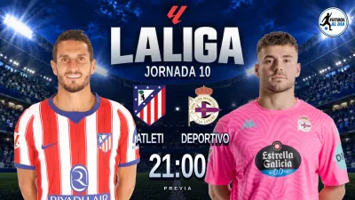 Atlético y Dépor llegan al Metropolitano con cinco bajas cada uno