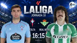 El Celta, seis jornadas invicto, recibe a un Betis con bajas y el regreso de Bellerín