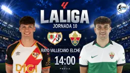 El Rayo recibe al Elche con Vallecas bajo vigilancia y un fondo cerrado