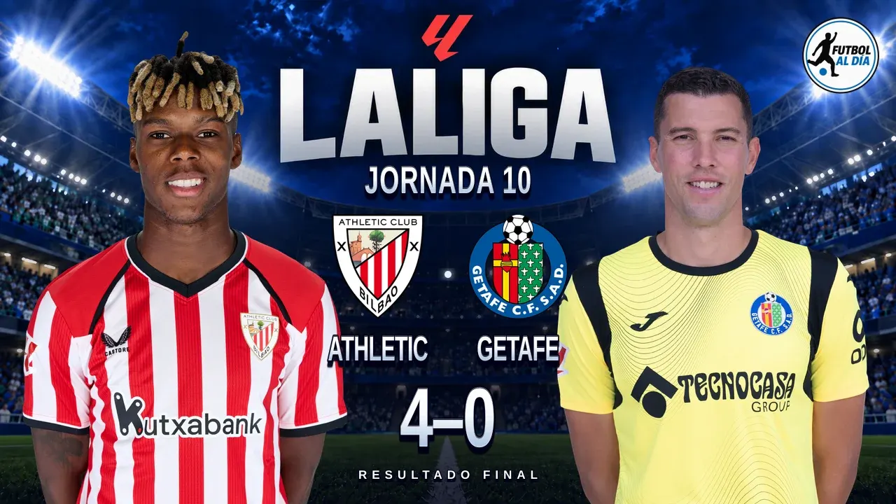 San Mamés recupera el pulso: el Athletic arrolla al Getafe