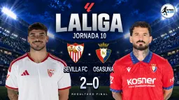 El Sevilla somete a Osasuna y vuelve a mirar hacia Europa