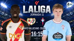 El Celta busca romper su larga espera en Vallecas