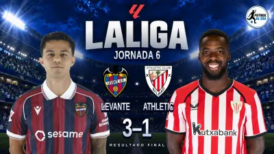 El Levante castiga los errores del Athletic y toma aire en el Ciutat