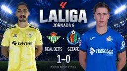 El Betis vence al Getafe y convierte La Cartuja en un fortín