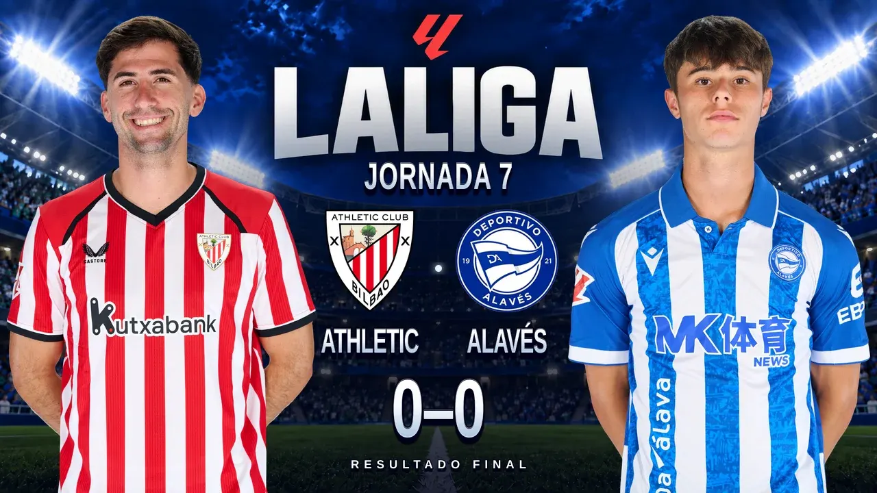 Athletic y Alavés dejan en tablas un derbi de máxima disciplina táctica