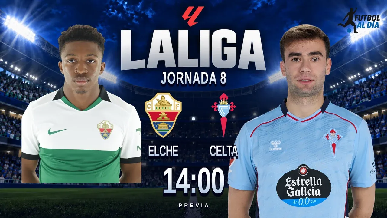 Elche y Celta buscan afianzar su reacción con bajas y regresos clave