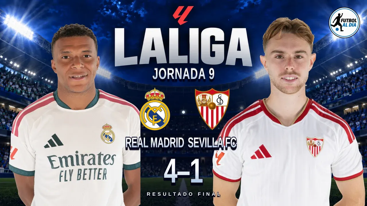 El Madrid afina la pegada y vence al Sevilla entre golazos y polémica