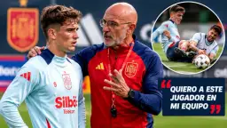 De la Fuente respalda a Gavi tras el lance con Rodri: "Quiero a este jugador en mi equipo"