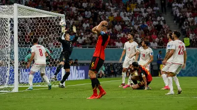 Bélgica empata sin goles ante Irán en el Mundial y sigue sin ganar