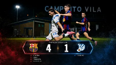 El Barça abre la pretemporada con goleada ante el Europa