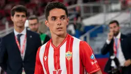 Sergio Arribas, el jugador más cotizado de LaLiga Hypermotion con su futuro en el aire