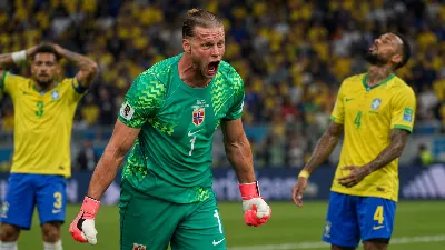 Nyland, el portero noruego que evitó la eliminación de su selección ante Brasil
