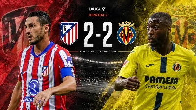 Atlético de Madrid y Villarreal empatan en un partido marcado por el VAR, dos penaltis y una expulsión