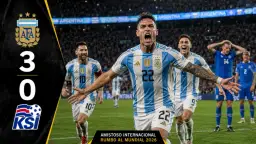 Messi anota y asiste en el último test de Argentina antes del Mundial