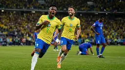 Vinicius y Cunha lideran la goleada de Brasil ante Haití en el Mundial 2026