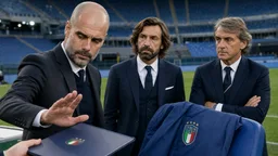 Guardiola rechaza dirigir a Italia y deja la selección entre Pirlo y Mancini