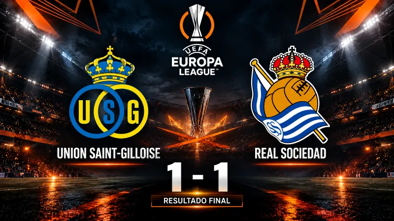 La Real Sociedad se deja dos puntos en Bélgica: Keita amarga la noche de Turrientes en el minuto 88 (1-1)