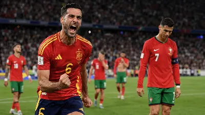 Merino decide en el 91' y España elimina a Portugal en octavos