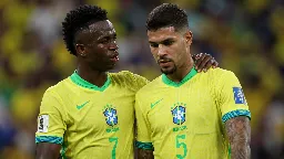 Vinicius Jr. defiende la elección de Bruno Guimarães para lanzar el penalti que eliminó a Brasil del Mundial